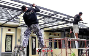 Jasa Buat & Pasang Kanopi Besi Hulu Sungai Selatan