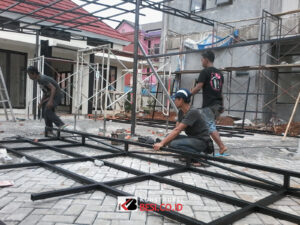 Jasa Buat & Pasang Kanopi Besi Maros